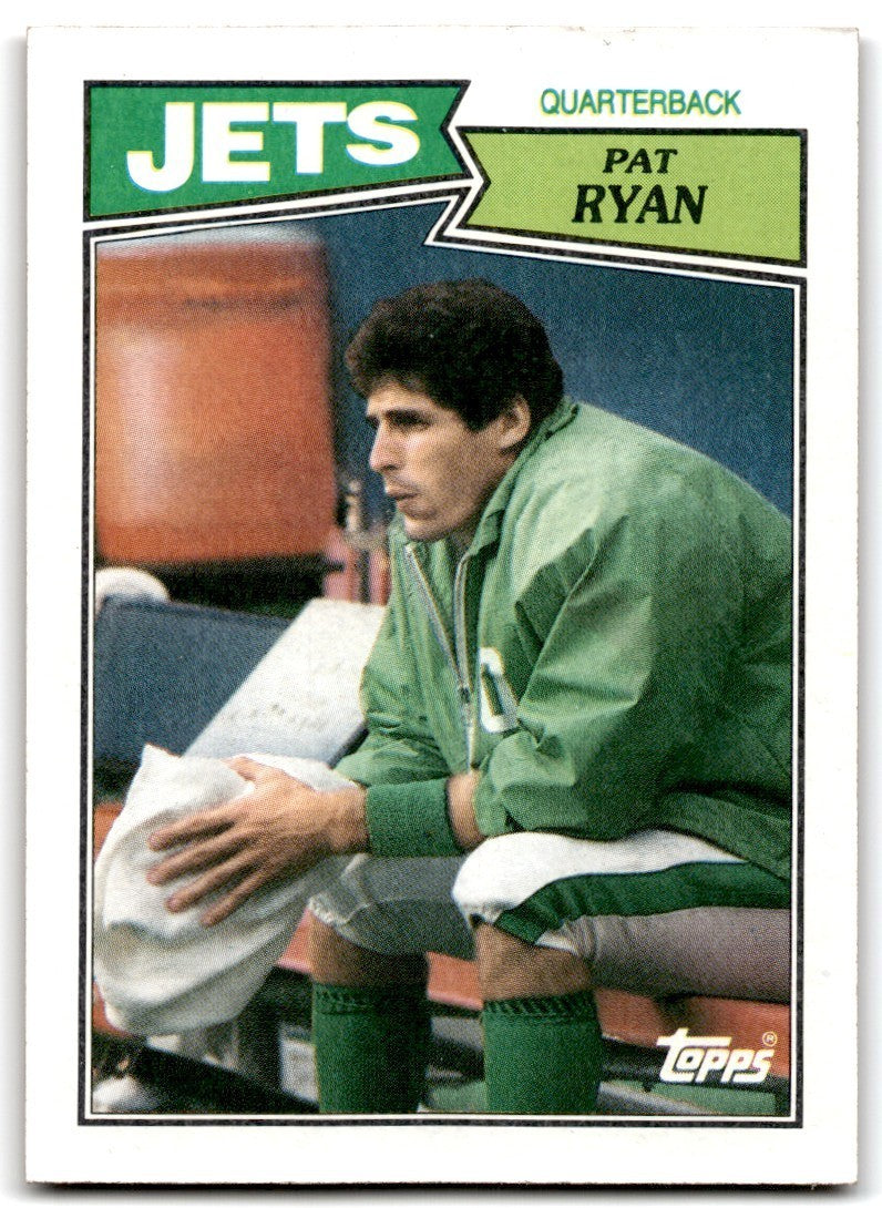1987 Topps Pat Ryan f Football Card #128