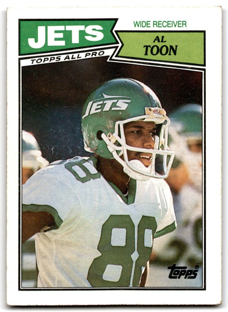 1987 Topps Al Toon b Football Card #131