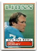 1983 Topps Keith Dorney Rookie Football Card #62