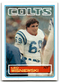 1983 Topps Leo Wisniewski Rookie c Football Card #218