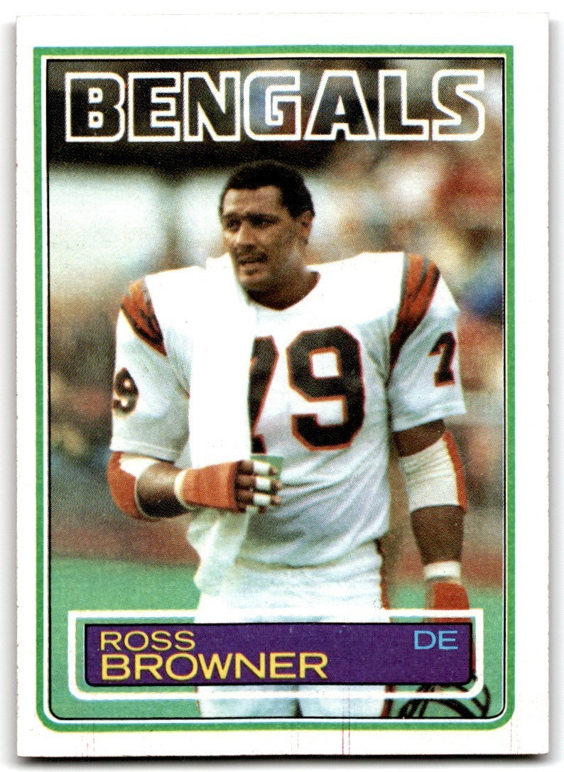 1983 Topps Ross Browner Football Card #234