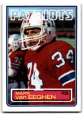 1983 Topps Mark Van Eeghen Football Card #337