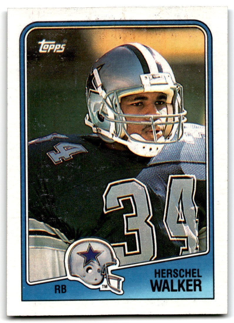 1988 Topps Herschel Walker Football Cards #261