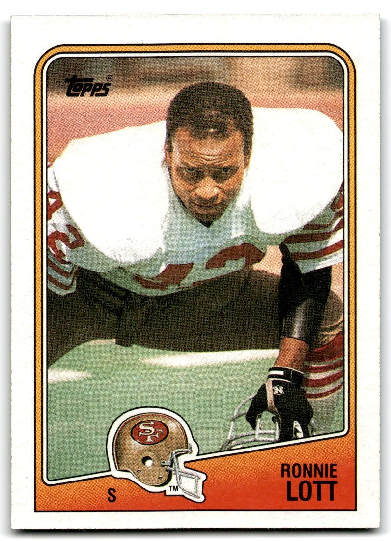 1988 Topps Ronnie Lott Football Cards #51