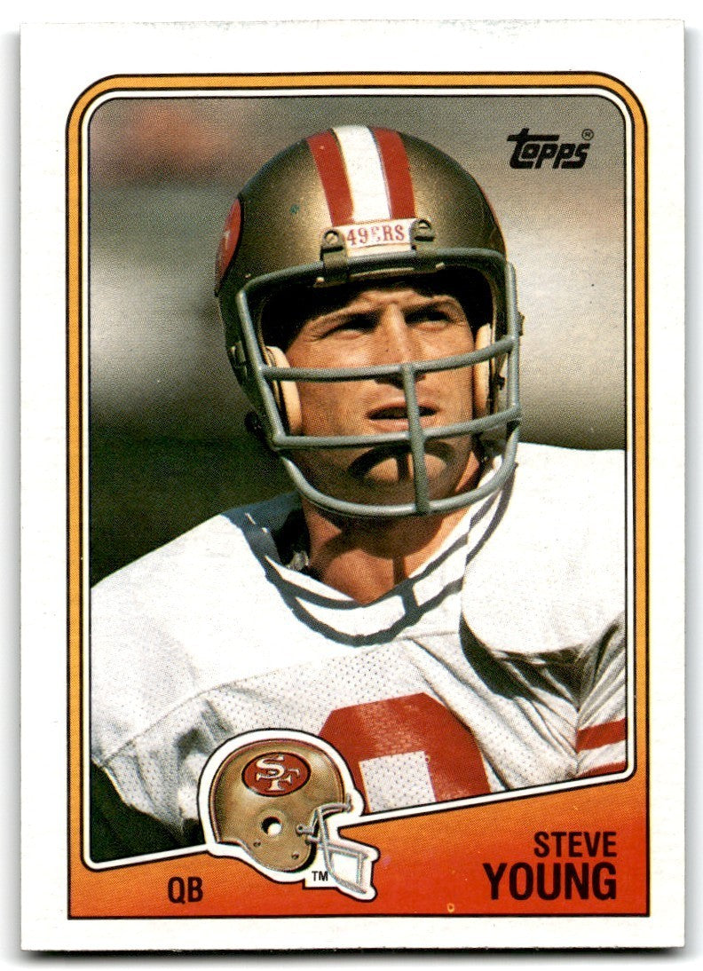 1988 Topps Steve Young Football Cards #39