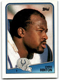 1988 Topps Chris Hinton Football Cards #123