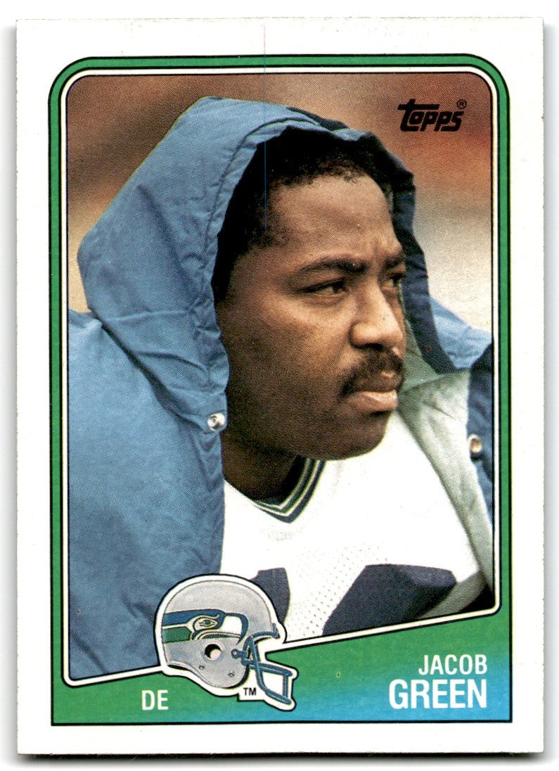 1988 Topps Jacob Green Football Cards #140