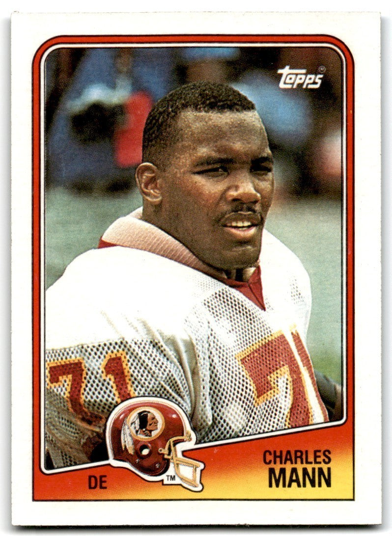 1988 Topps Charles Mann Football Cards #17