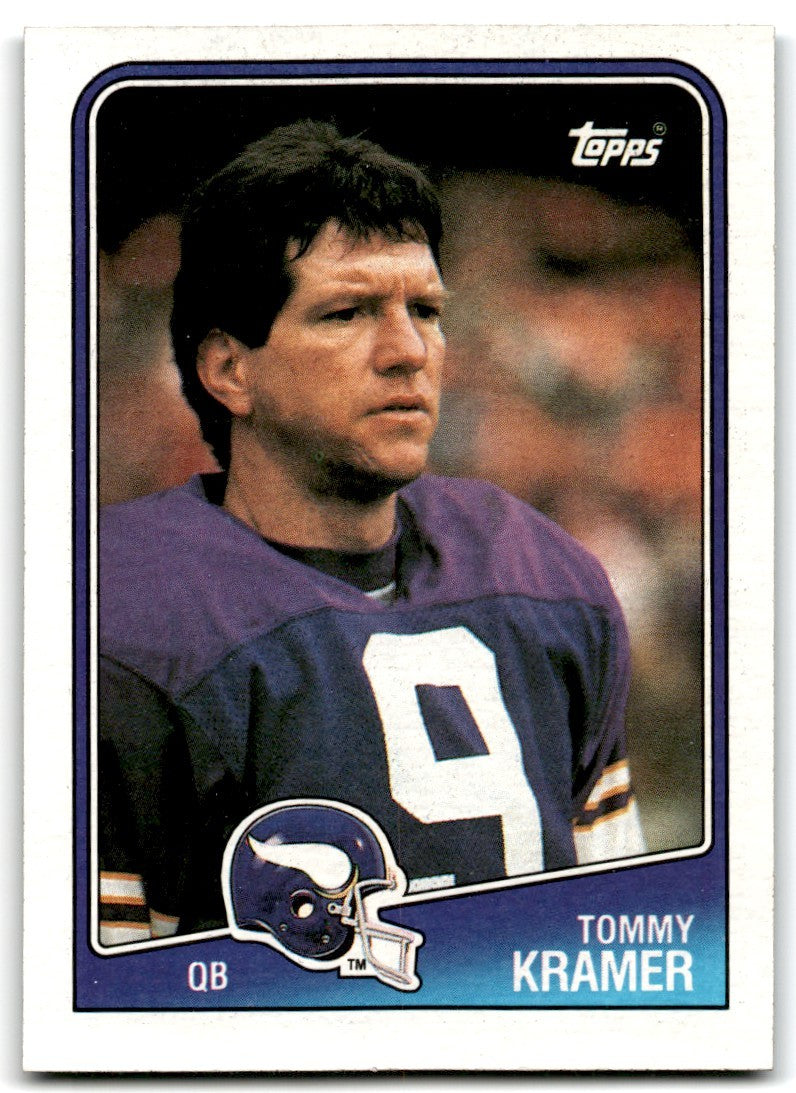 1988 Topps Tommy Kramer Football Cards #148