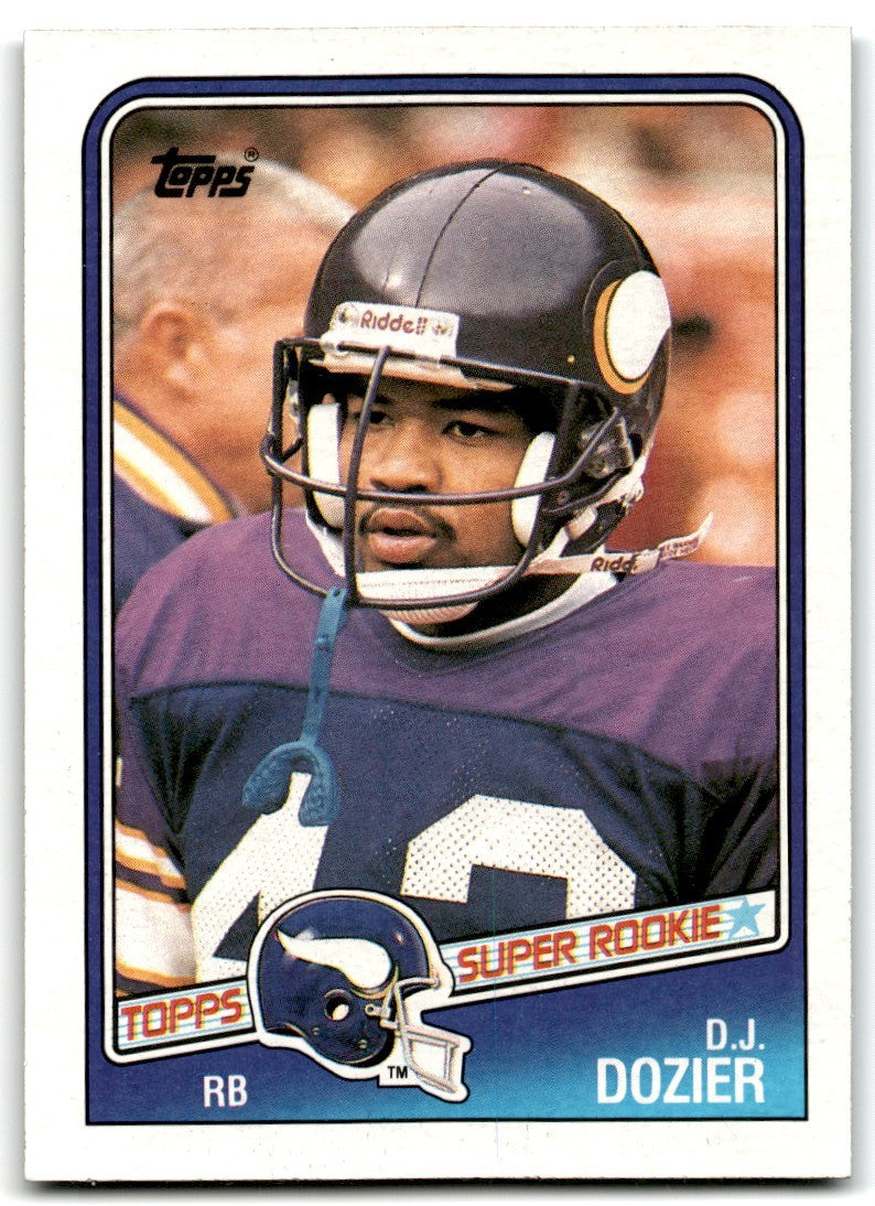 1988 Topps D.J. Dozier Football Cards #150