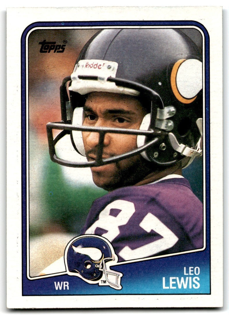 1988 Topps Leo Lewis Football Cards #152