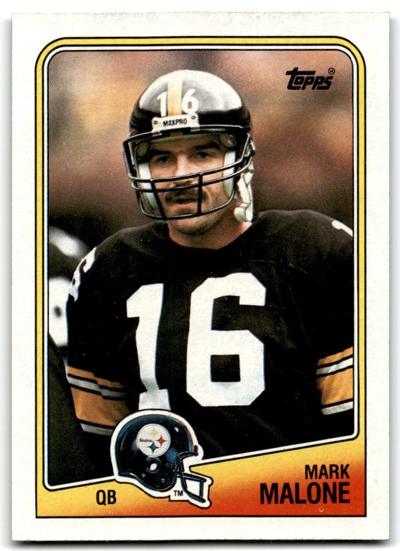 1988 Topps Mark Malone Football Cards #163