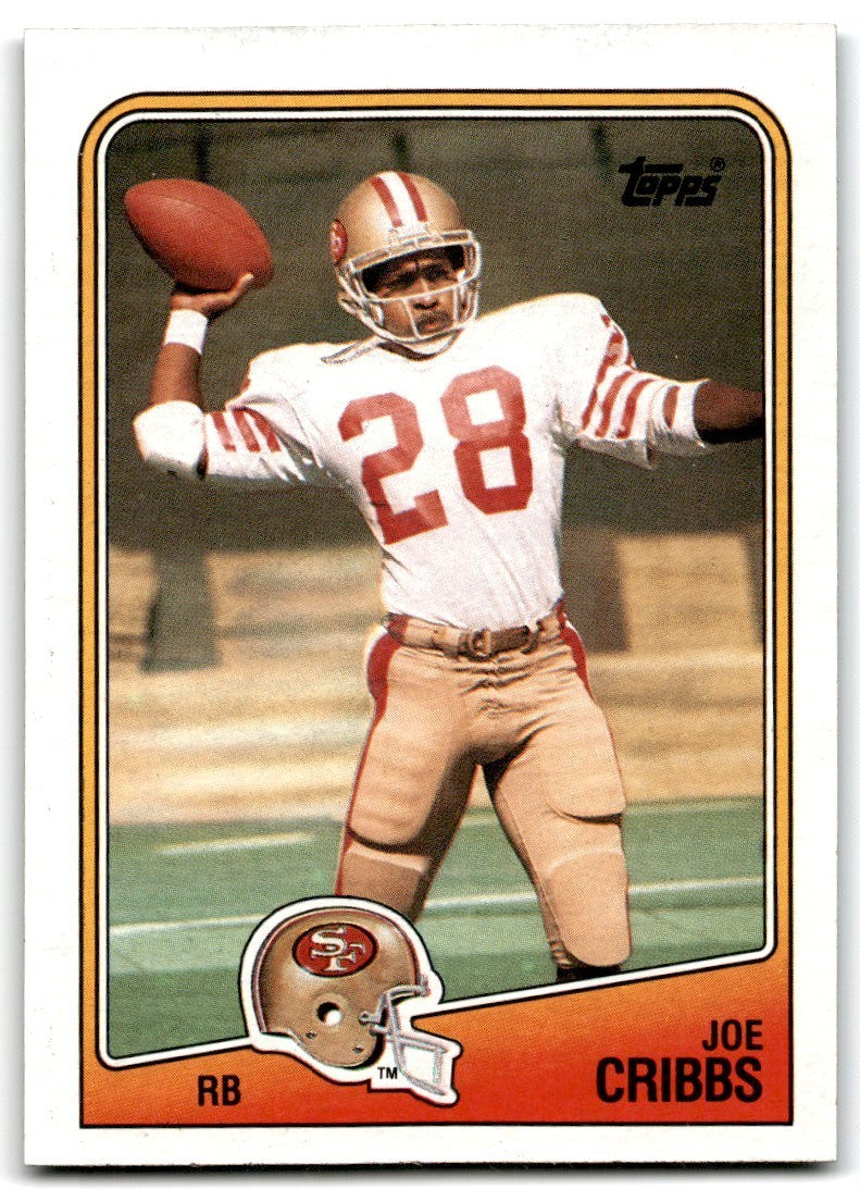1988 Topps Joe Cribbs Football Cards #42