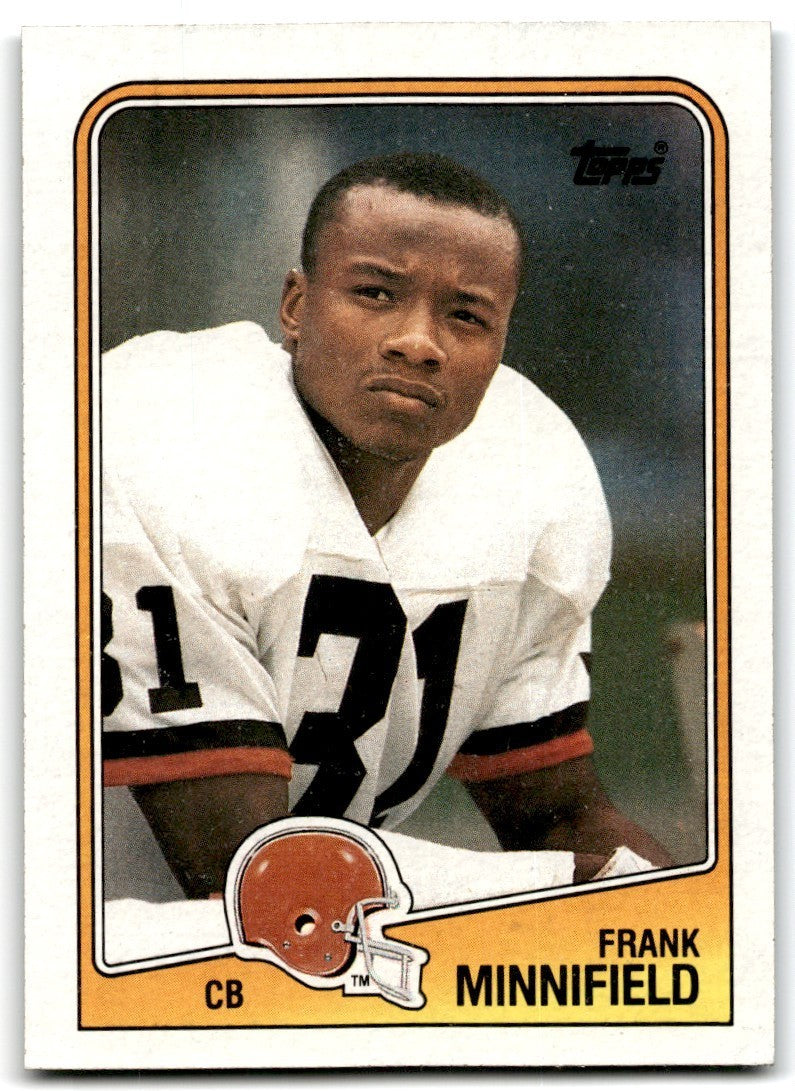 1988 Topps Frank Minnifield Football Cards #98