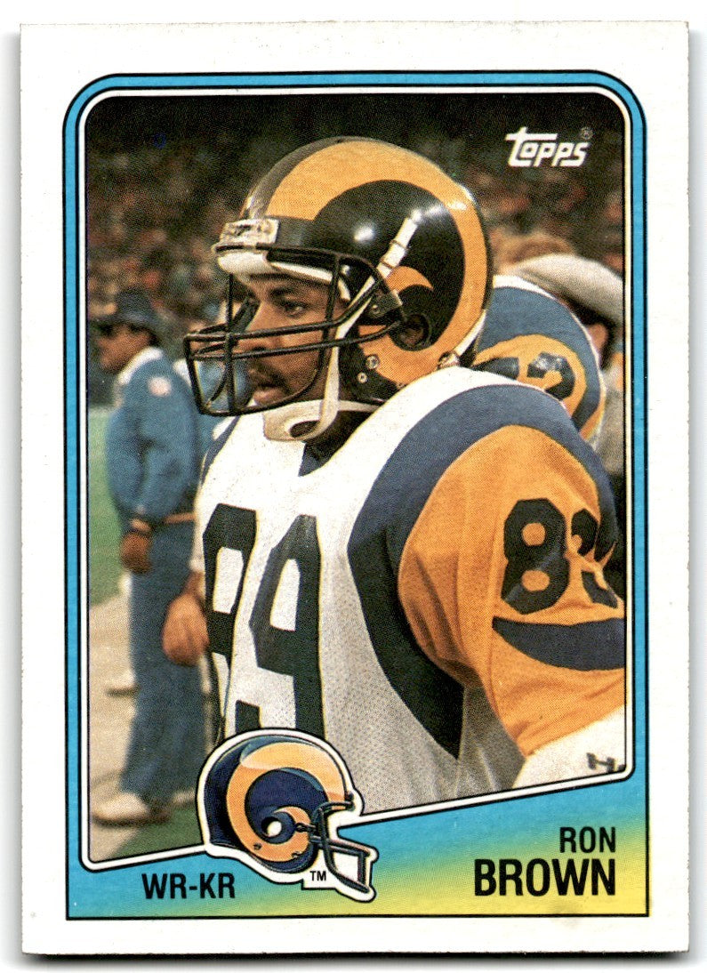 1988 Topps Ron Brown Football Cards #290