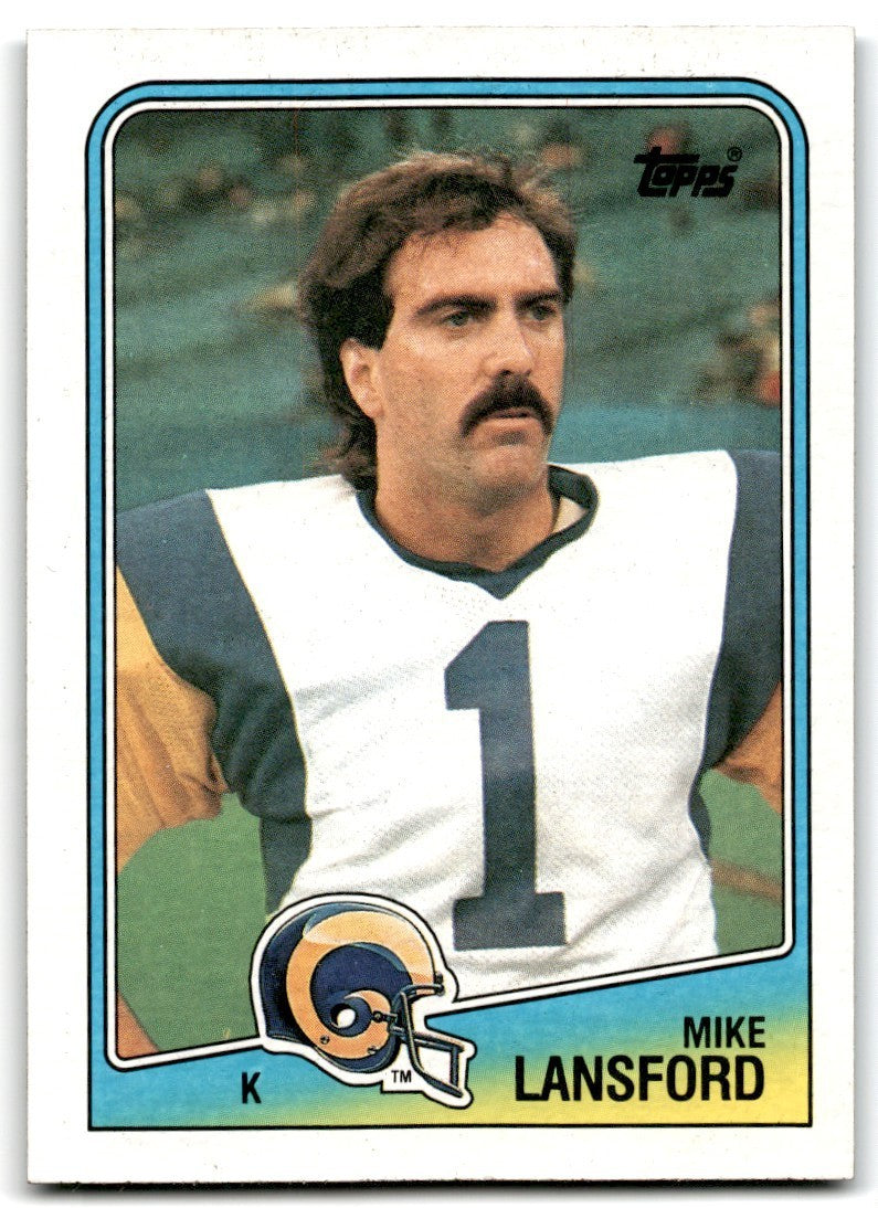 1988 Topps Mike Lansford Football Cards #292