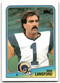 1988 Topps Mike Lansford Football Cards #292