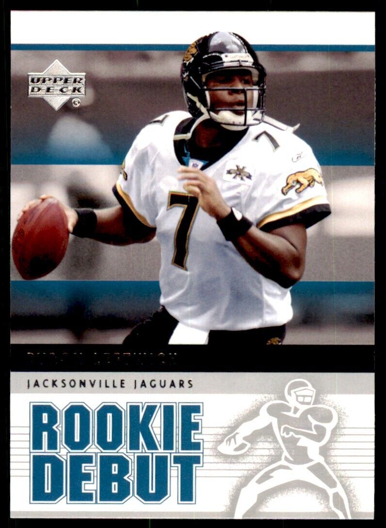 2005 UPPER DECK BYRON LEFTWICH. . JACKSONVILLE JAGUARS #45