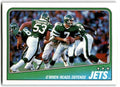 1988 Topps Jets Team Leaders - Ken O'Brien Football Cards #301
