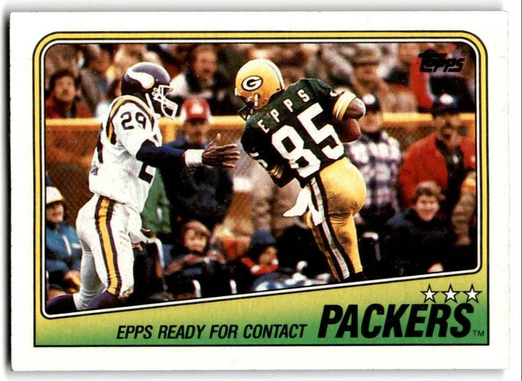 1988 Topps Green Bay Packers Rusher Football Cards #314