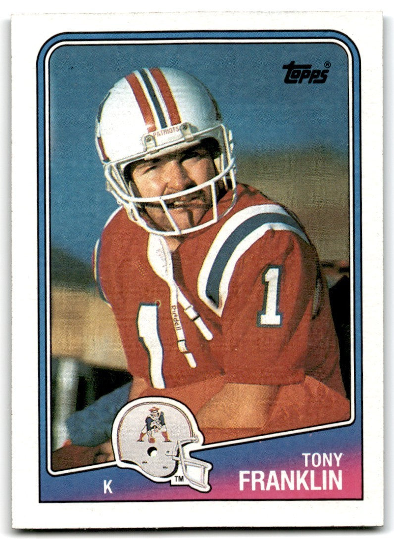 1988 Topps Tony Franklin Football Cards #183