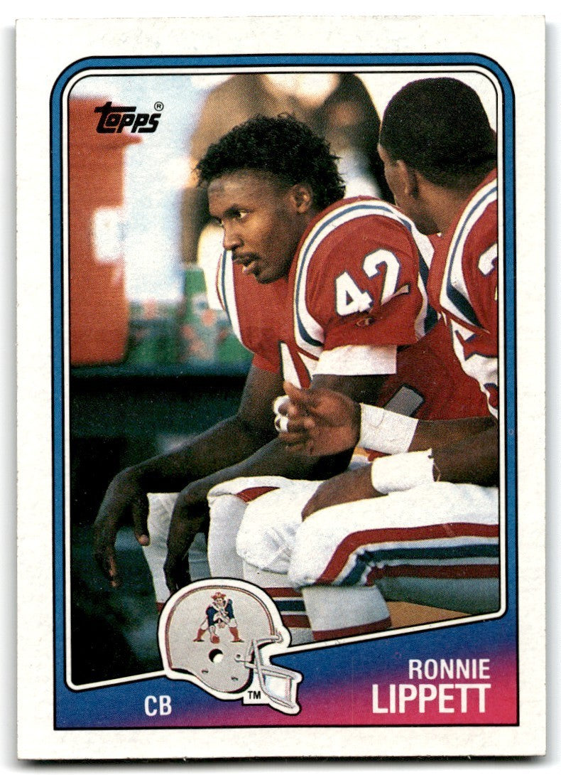 1988 Topps Ronnie Lippett Football Cards #187