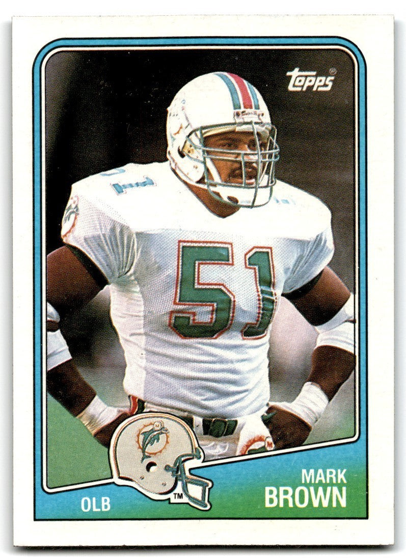 1988 Topps Mark Brown Football Cards #201