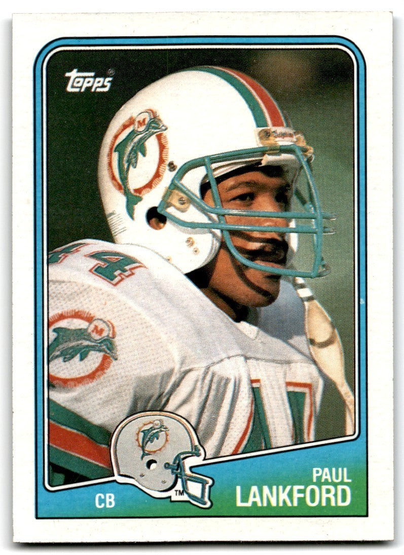 1988 Topps Paul Lankford Football Cards #202