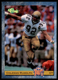 1993 Classic Coleman Rudolph . New York Jets #65