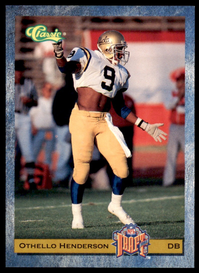 1993 Classic Othello Henderson . New Orleans Saints #54