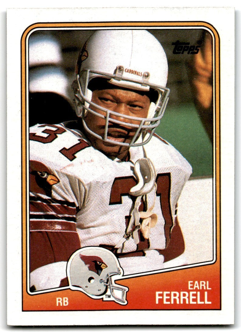 1988 Topps Earl Ferrell Football Cards #251