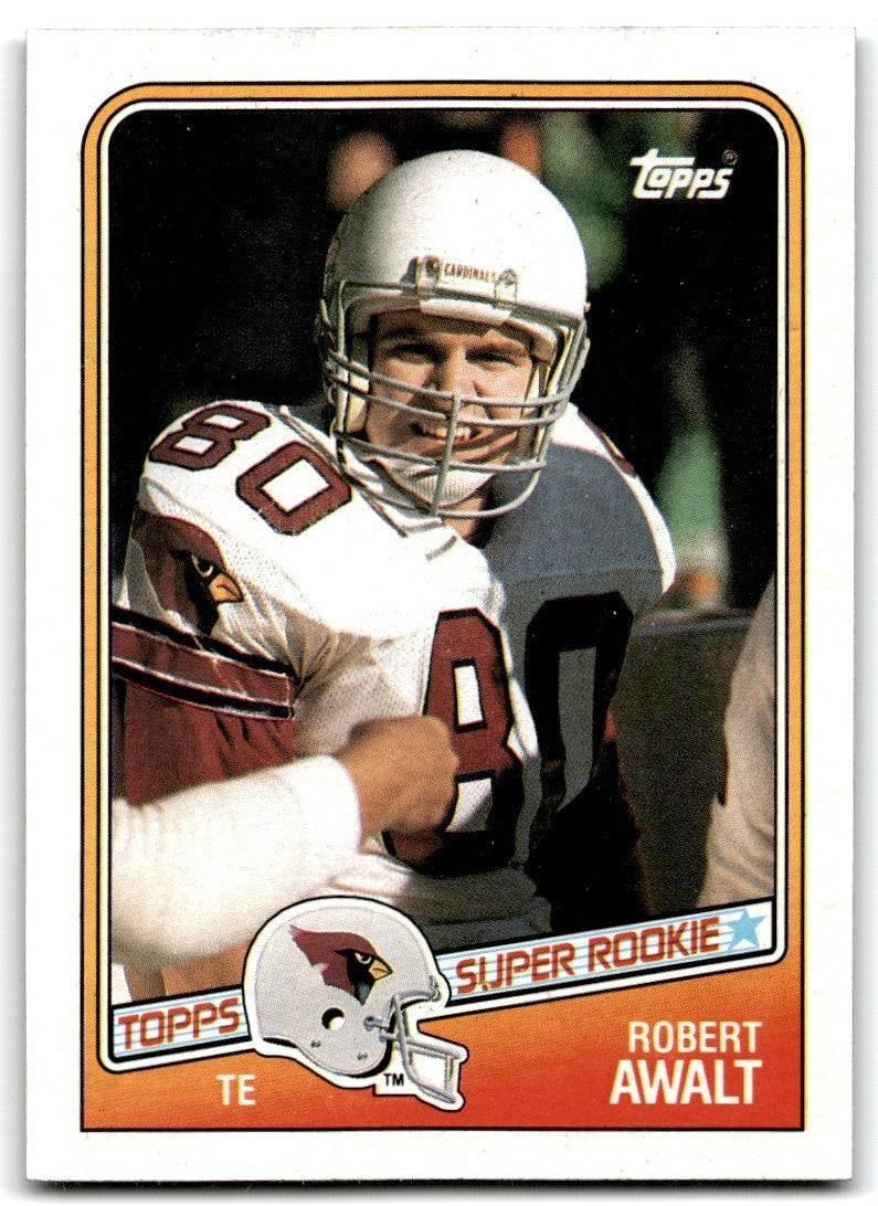 1988 Topps Robert Awalt Football Cards #255