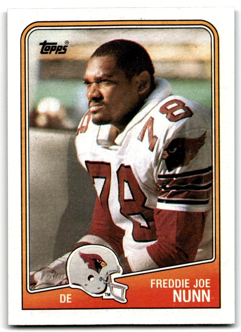 1988 Topps Freddie Joe Nunn Football Cards #256