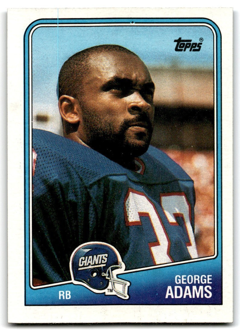 1988 Topps George Adams Football Cards #275
