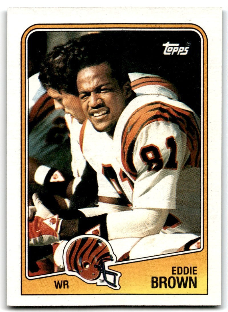 1988 Topps Eddie Brown Football Cards #343