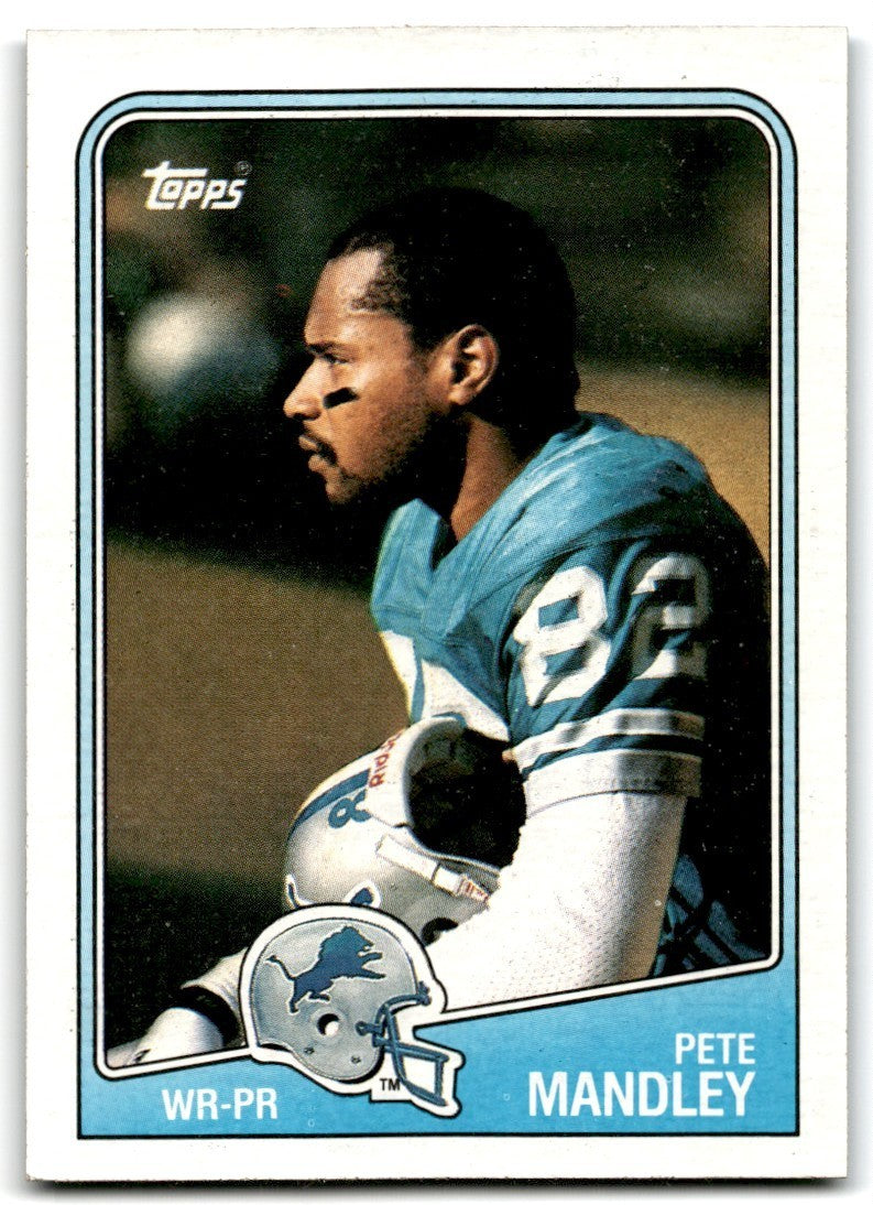 1988 Topps Pete Mandley Football Cards #376