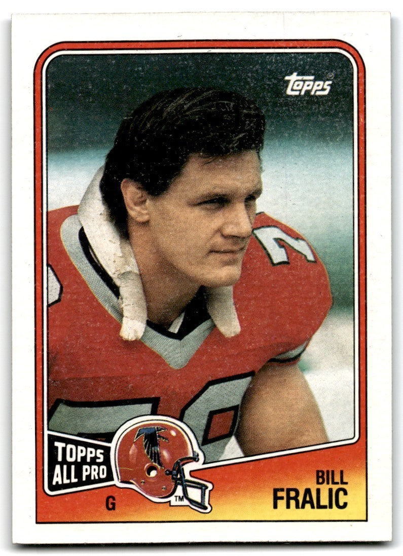 1988 Topps Bill Fralic Football Cards #388