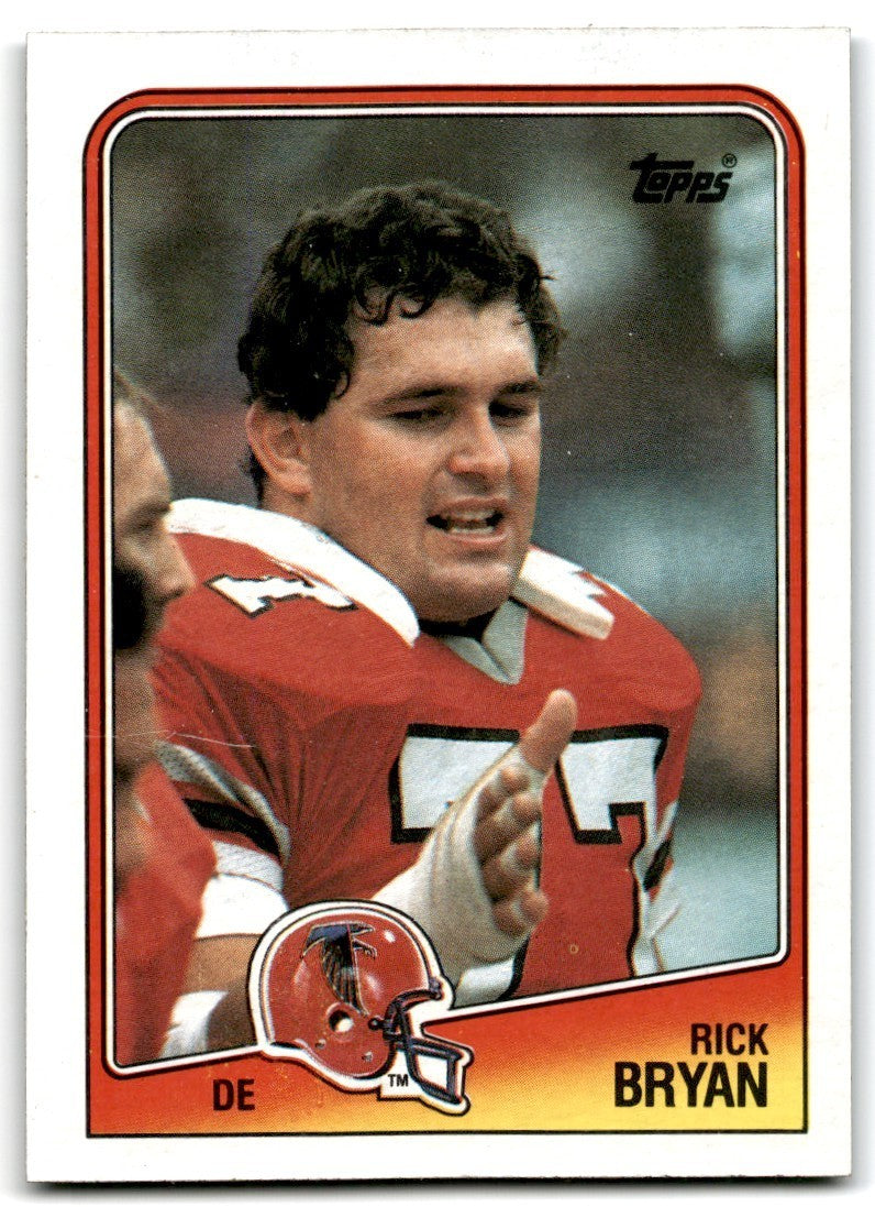 1988 Topps Rick Bryan Football Cards #392