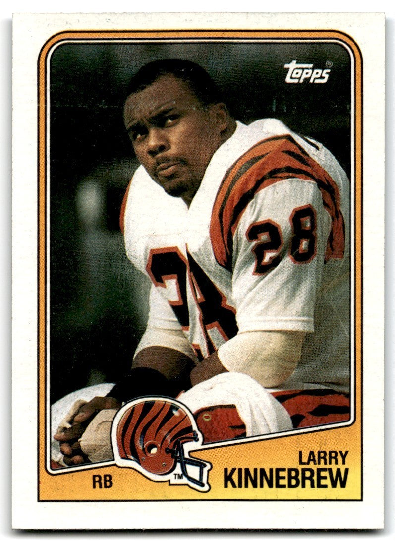 1988 Topps Larry Kinnebrew Football Cards #341