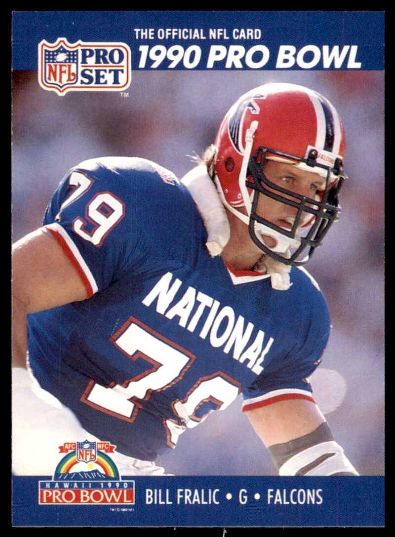 1990 Pro Set Bill Fralic Atlanta Falcons #389