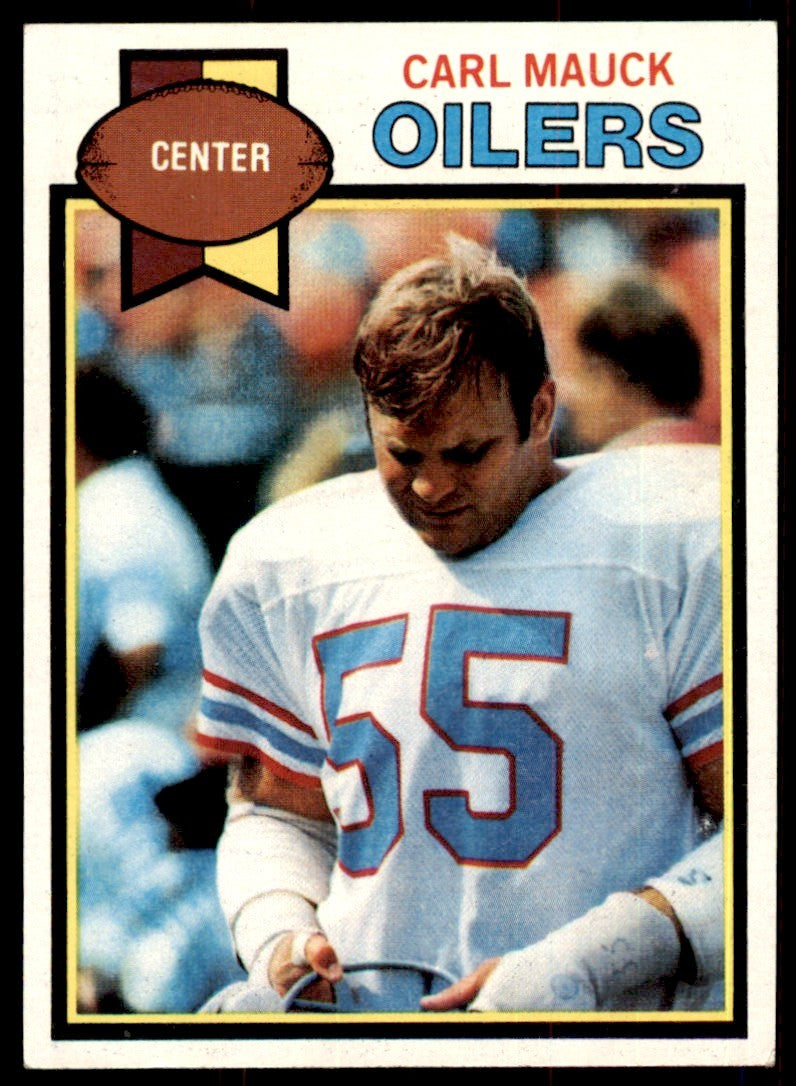 1979 TOPPS.. CARL MAUCK . HOUSTON OILERS #224