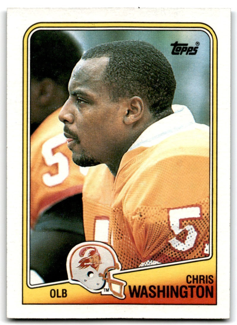 1988 Topps Chris Washington Football Cards #359