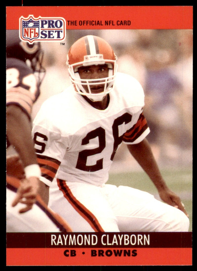 1990 Pro Set Raymond Clayborn Cleveland Browns #471