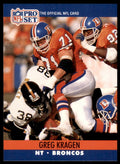 1990 Pro Set Greg Kragen Denver Broncos #487