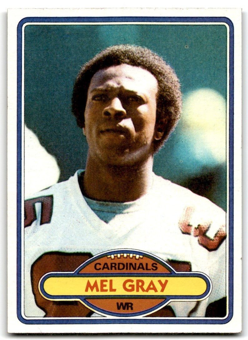 1980 Topps Mel Gray Football Cards #125