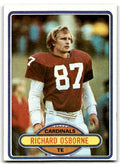 1980 Topps Richard Osborne Football Cards #24