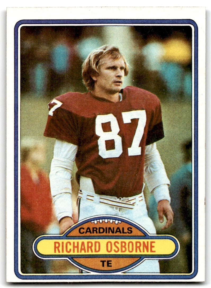 1980 Topps Richard Osborne Football Cards #24
