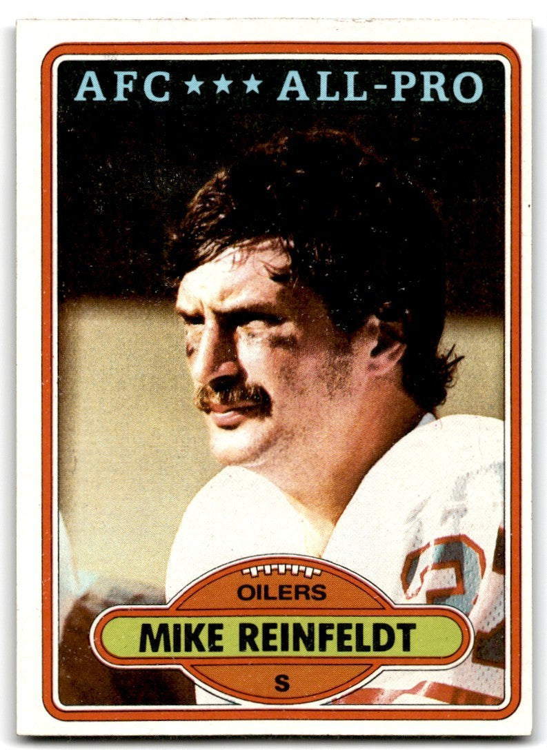 1980 Topps Mike Reinfeldt Football Cards #30