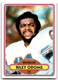 1980 Topps Riley Odoms Football Cards #51