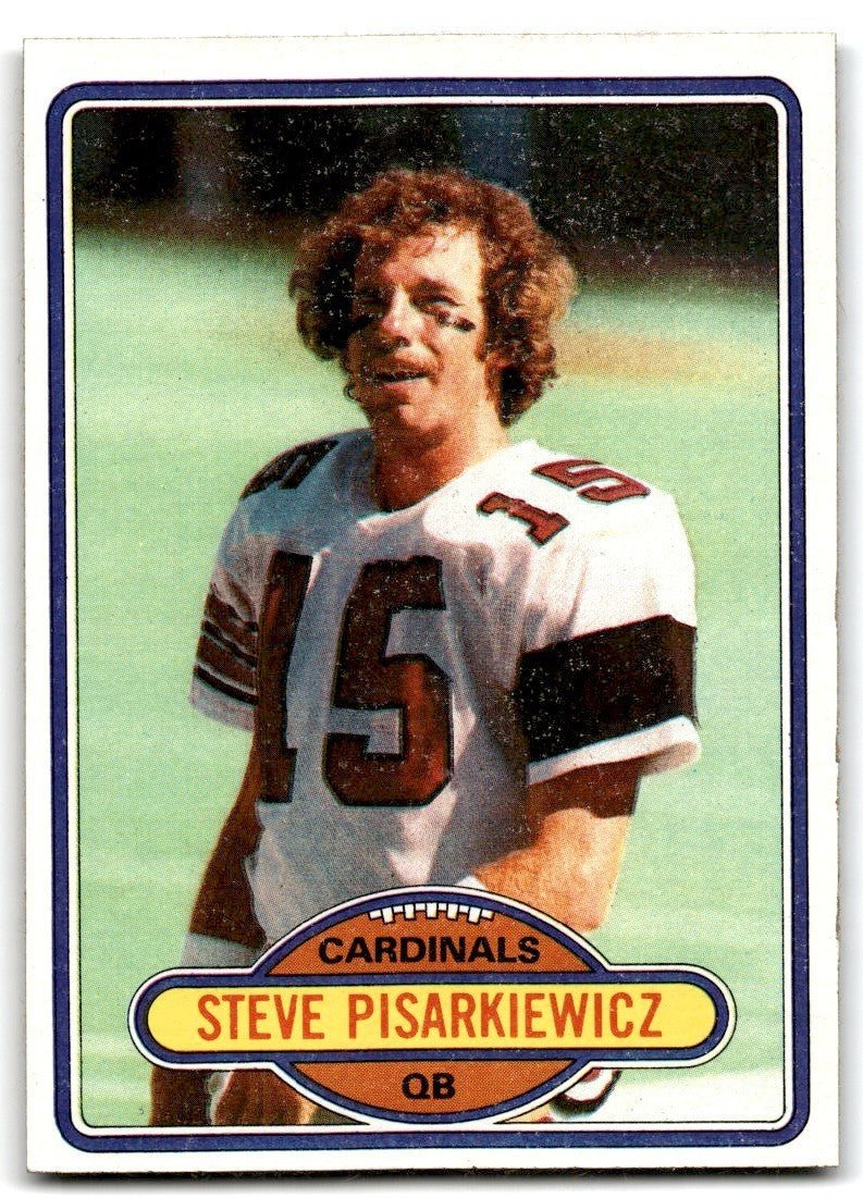 1980 Topps Steve Pisarkiewicz Football Cards #52